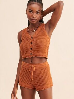 Nuuly + Rue Stiic Knit Sleeveless Top Size L